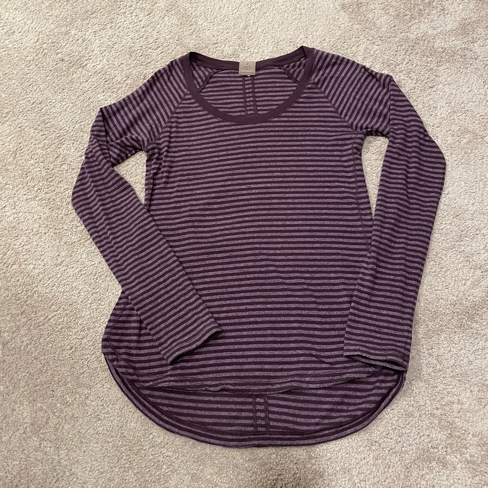 Calia Striped Long Sleeved Tee